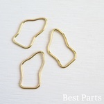 8pcs 変形リング 大  ゴールド