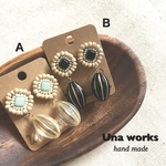《再販》ビーズ刺繍のピアス