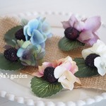 【1点200円♡席札】ウェディング 席札 miniコサージュ【エスコートカードや、ゲストお揃いアイテムにも♡】