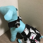 dogクールエプロンワンピースシャーク柄