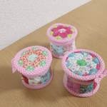 マルチポーチ花柄mini♡小物入れ