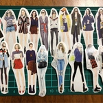 girl'sフレークシール