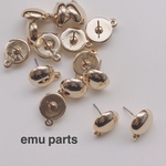 14ミリメタルピアス gold 6p