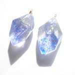 鉱石のピアスor イヤリング🌼 レジン  鉱石レジン