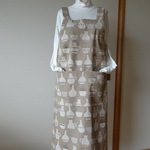 肩凝りしにくい着脱簡単なエプロン" ポタリ―コレクション” 