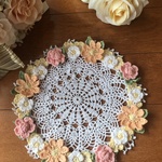 お花のドイリー