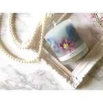 【夏SALE】くすみカラーのビオラキャンドル