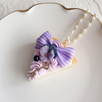 すみれカットタルト♡バッグチャームorネックレス