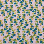 【布 110×50】まるリーフ グリーン