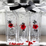 ハーバリウム ～紅～ スワロフスキー 150ml