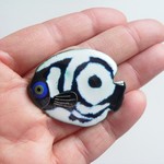 七宝焼・タテジマキンチャクダイの幼魚