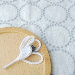 mademoiselleのクロッシェブローチ