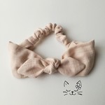 *ふんわりガーゼのヘアバンド*ベビー*ヘアバンドキッズ*うさみみ*お食い初め*お宮参り*新生児*ひな祭り*節句*