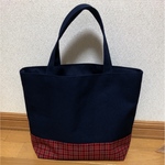 noritamago50様オーダー^ ^ファミリアチェックのミニトート