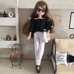 リカちゃん服♡単品♡ 白テーパードパンツ♡大人リカちゃん♡リアルクローズ  