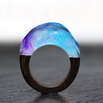 【送料無料】Fusion/B ～Resin Wood Ring～