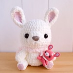 ふわウサBIG💕(white)