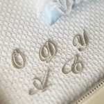 イニシャルワッペン 2枚