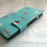 ☆nico21様専用☆　手帳型iPhoneケース for 6/5s/5/5c ユーズドブルーマリン