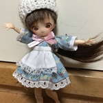【オビツ11 服】お手伝いガールワンピ