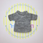 オビツ11サイズ 半袖Tシャツ（グレー）