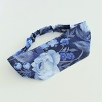 涼しげなヘアバンド or スリムヘアバンド（navy flower） 