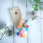 SALE☆カラフルドロップキャンディ スマホケース②(iphone6/6s/7/8用）