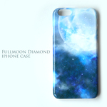 (再10)【iPhone6】fullmoon diamond iPhonecase blue