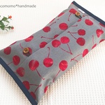 ボックスティッシュケース*Gray Cherry