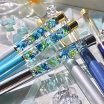 *ハーバリウムボールペン『夏のひんやりハーバリウム』トップジュエル！𝐻𝑒𝓇𝒷𝒶𝓇𝒾𝓊𝓂 𝐵𝒶𝓁𝓁𝓅𝑒𝓃