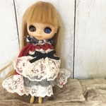 4-14＊フォークロア風＊ プチブライスアウトフィット 