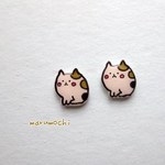 猫背なネコちゃん✩ピアス