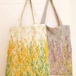 ミモザの春トートバッグ  ＊ アイボリー