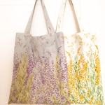 ミモザの春トートバッグ  ＊ パープル