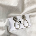 マーガレット×シルバーリング ピアス