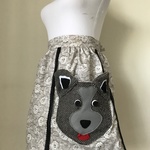 『Aさまオーダー』秋田犬のカフェ風エプロン