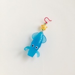 イカしたピアス 送料無料 ブルー