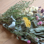 スワッグ用長め花材⑥！ハーブ＆千日紅&ユーカリなど