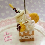 プチ・デコレーションケーキ☆メモスタンド(ドーナツ *  ビスケット *  小)