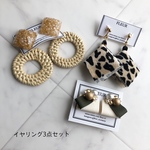 早い者勝ち!!SALE*イヤリング3点セット