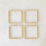 Beige Rubber Square Parts