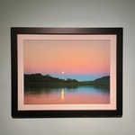 一点限り！写真展での展示品『Full moon power』 〜沖縄の風景をあなたのお部屋に〜【写真＋マットとフレーム付き】