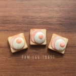 ハムエッグトースト🍳🍞