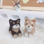羊毛フェルト 柴犬ちゃんペア