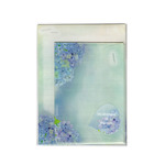 ＊残り２点＊再販＊花と雨のレターセット＊
