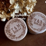 お二人のネーム・大切な記念日を刻印できるリングケース　＊タイプB＊