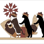M様注文分☆猫３の五月人形
