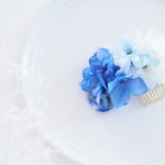 紫陽花のヘアコーム　004