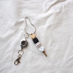 branch/ストライプ リールキー付き