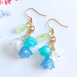 夏＊ブルーすずらんピアス/イヤリング♡
